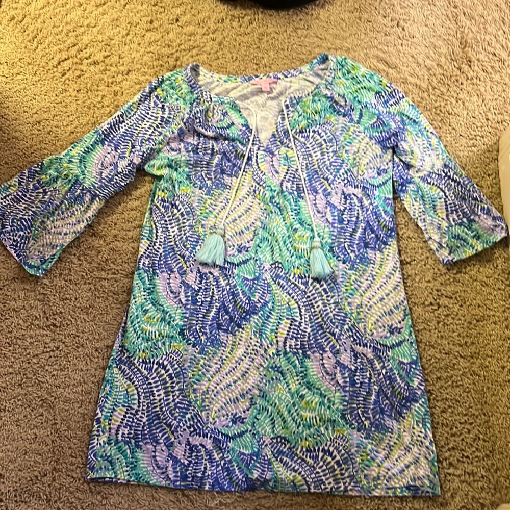 Blue and green Lily Pulitzer Dress